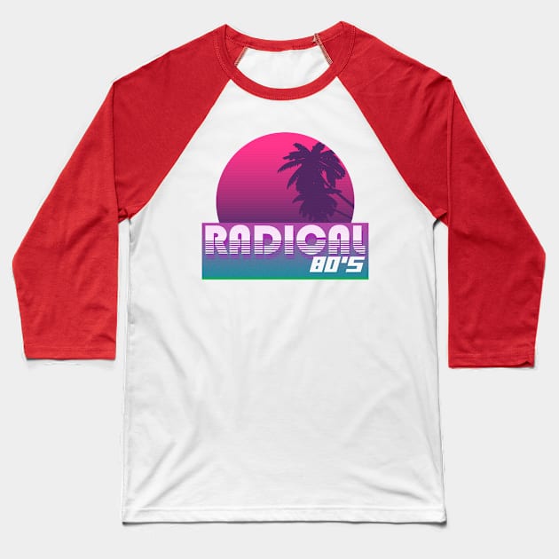 Radical 80s Baseball T-Shirt by Kiboune